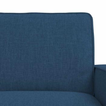 Sofa 2 pcs Blau Metall