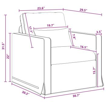 Sofa 2 pcs Hellgrau Metall