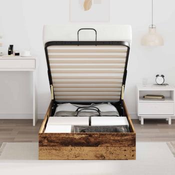 Ottoman Bettgestell Altholz 193 x 120 x 25 cm Spanplatte