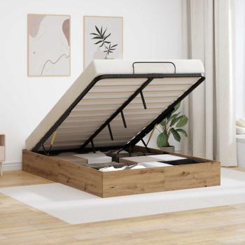 ARDEBO.de - Ottoman Bettgestell Kunsthandwerk Eiche 193 x 120 x 25 cm