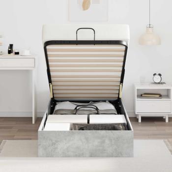 Ottoman Bettgestell Beton 193 x 120 x 25 cm Spanplatte