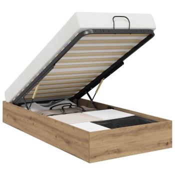 Ottoman Bettgestell Kunsthandwerk Eiche 193 x 120 x 25 cm