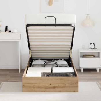 Ottoman Bettgestell Kunsthandwerk Eiche 193 x 120 x 25 cm