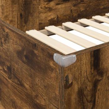 Etagenbettgestell mit Schreibtisch mit Speicher Holzwerkstoff