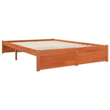 Bücherregal Bettgestell 2 pcs Wachsbraun 200 x 160 cm