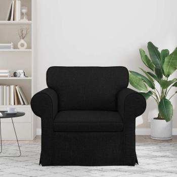 Sofa Schwarz 215 x 82 x 80 cm Metall