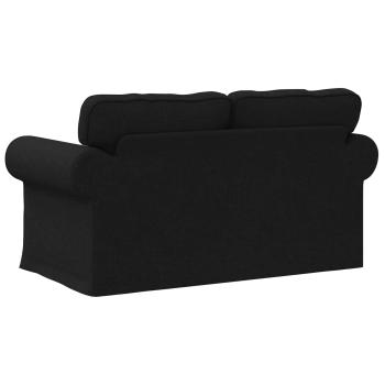 Sofa Schwarz 215 x 82 x 80 cm Metall
