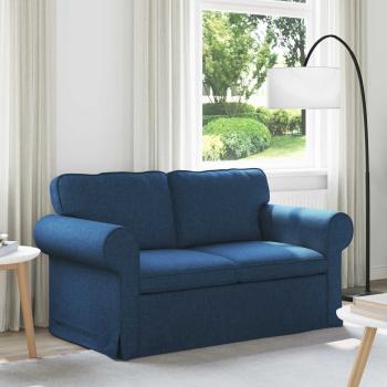 ARDEBO.de - Sofa Blau 215 x 82 x 80 cm Metall