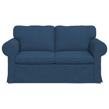 Sofa Blau 215 x 82 x 80 cm Metall