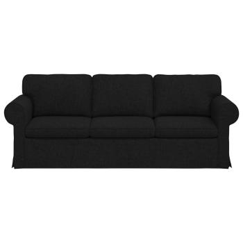 Sofa Schwarz 215 x 82 x 80 cm Metall