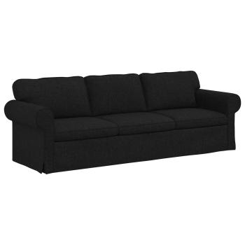 Sofa Schwarz 215 x 82 x 80 cm Metall