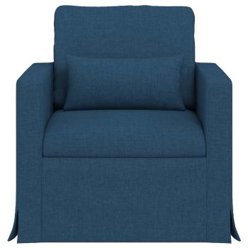 Sofa Blau 78 x 78 x 80 cm Metall