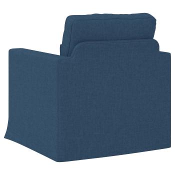 Sofa Blau 78 x 78 x 80 cm Metall