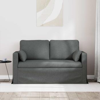 Sofa Dunkelgrau 139 x 78 x 80 cm Stoff