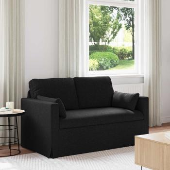 ARDEBO.de - Sofa Schwarz 138 x 78 x 80 cm Metall