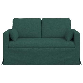 Sofa Dunkelgrün 138 x 78 x 80 cm Metall