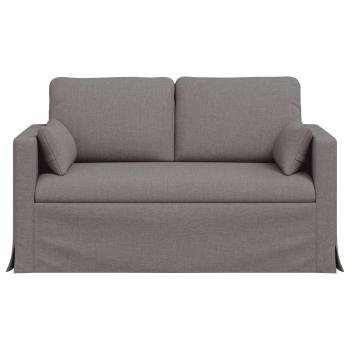 Sofa Taupe 138 x 78 x 80 cm Metall