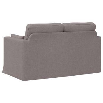 Sofa Taupe 138 x 78 x 80 cm Metall