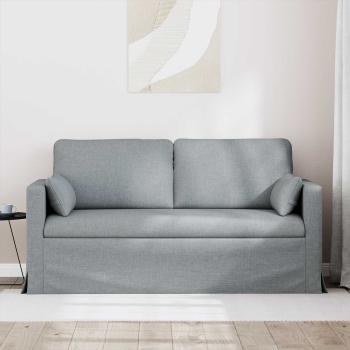 Sofa Hellgrau 158 x 78 x 80 cm Metall