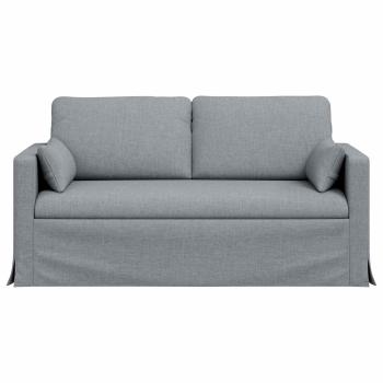 Sofa Hellgrau 158 x 78 x 80 cm Metall