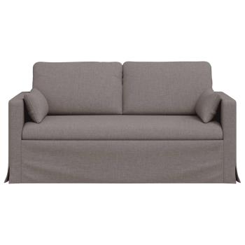 ARDEBO.de - Sofa Taupe 159 x 78 x 80 cm Metall