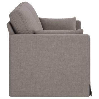 Sofa Taupe 159 x 78 x 80 cm Metall