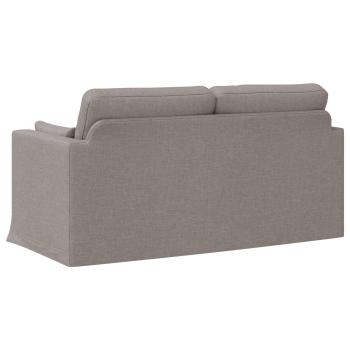 Sofa Taupe 159 x 78 x 80 cm Metall