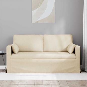 Sofa Creme 159 x 78 x 80 cm Metall