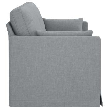 Sofa Hellgrau 78 x 78 x 80 cm Stoff