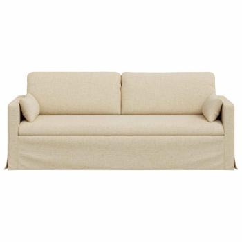 Sofa Creme 198 x 78 x 80 cm Metall