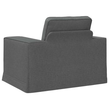 Sofa Dunkelgrau 102 x 80 x 82 cm Metall