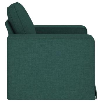 Sofa Dunkelgrün 103 x 80 x 82 cm Stoff