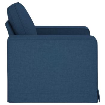 Sofa Blau 102 x 80 x 82 cm Metall
