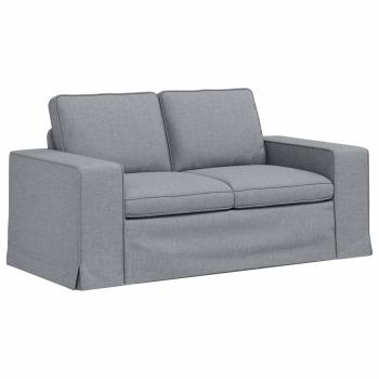 Sofa Hellgrau 162 x 80 x 82 cm Metall