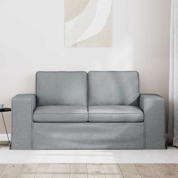 Sofa Hellgrau 162 x 80 x 82 cm Metall