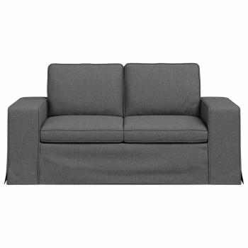 Sofa Dunkelgrau 162 x 80 x 82 cm Metall