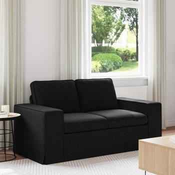 ARDEBO.de - Sofa Schwarz 162 x 80 x 82 cm Metall