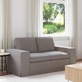 ARDEBO.de - Sofa Taupe 162 x 80 x 82 cm Metall