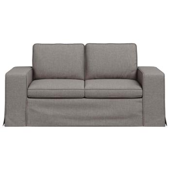Sofa Taupe 162 x 80 x 82 cm Metall