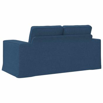 Sofa Blau 162 x 80 x 82 cm Metall