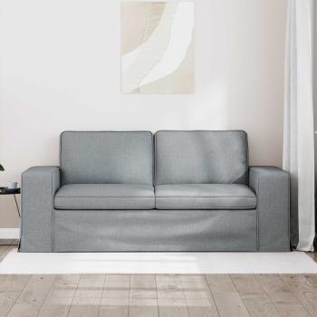 Sofa Hellgrau 182 x 80 x 82 cm Metall