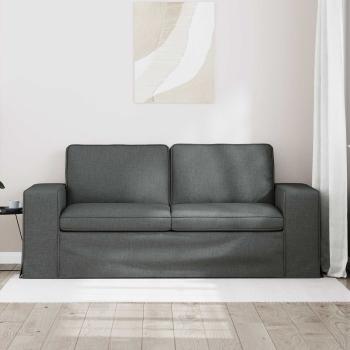 Sofa Dunkelgrau 182 x 80 x 82 cm Metall