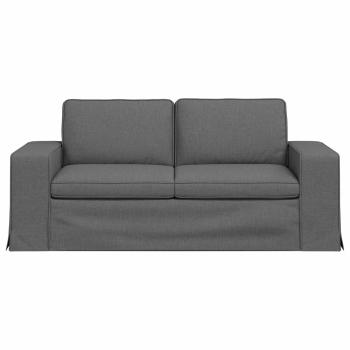 Sofa Dunkelgrau 182 x 80 x 82 cm Metall