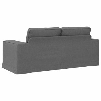 Sofa Dunkelgrau 182 x 80 x 82 cm Metall