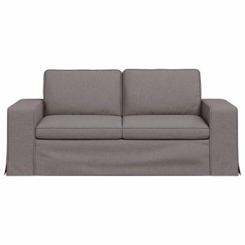 Sofa Taupe 182 x 80 x 82 cm Metall