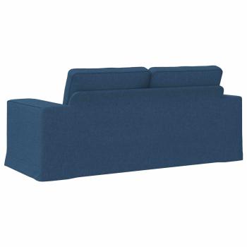 Sofa Blau 182 x 80 x 82 cm Metall