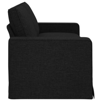 Sofa Schwarz 222 x 80 x 82 cm Metall