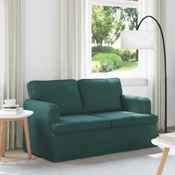 ARDEBO.de - Sofa Dunkelgrün 142 x 80 x 85 cm Metall