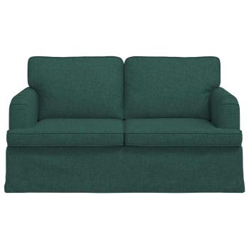 Sofa Dunkelgrün 142 x 80 x 85 cm Metall