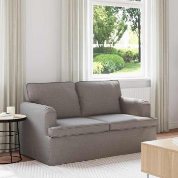 ARDEBO.de - Sofa Taupe 142 x 80 x 85 cm Metall